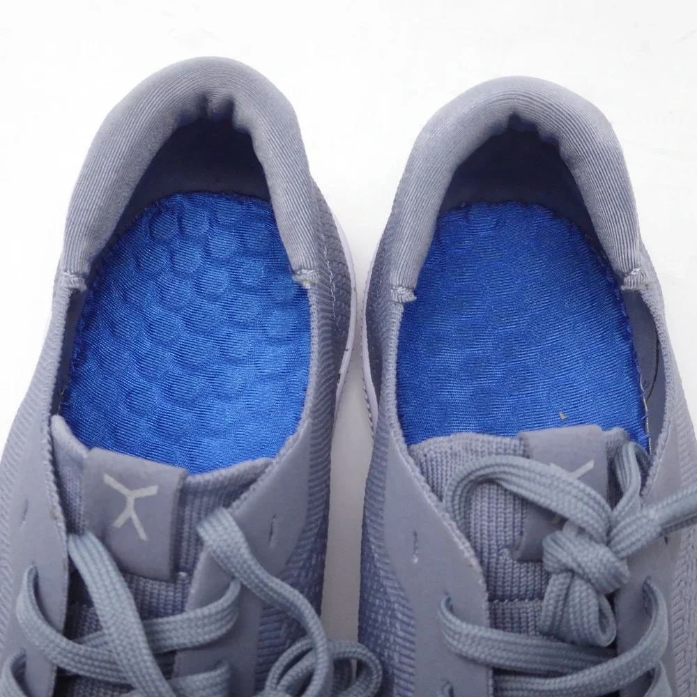Flux Mens Adapt Knit Trainers Concrete Grey Sneakers Breathable Size 11
